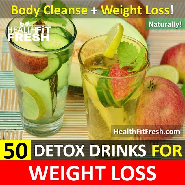 50 Detox Water Drinks For Weight Loss And Body Cleansing: Burns Belly Fat Fast