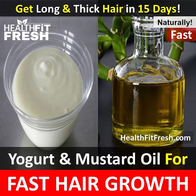 How to Make Your Hair Grow Faster: Yogurt And Mustard Oil Remedy