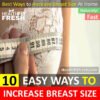 10 Ways Increase Breast Size At Home Naturally
