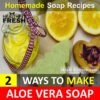 2 Ways to Make Aloe Vera Soap At Home: Homemade Soap