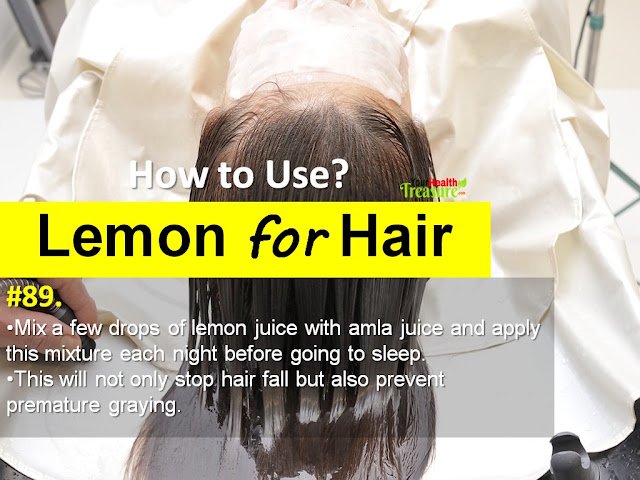 Lemon for hair, how to use lemon for hair