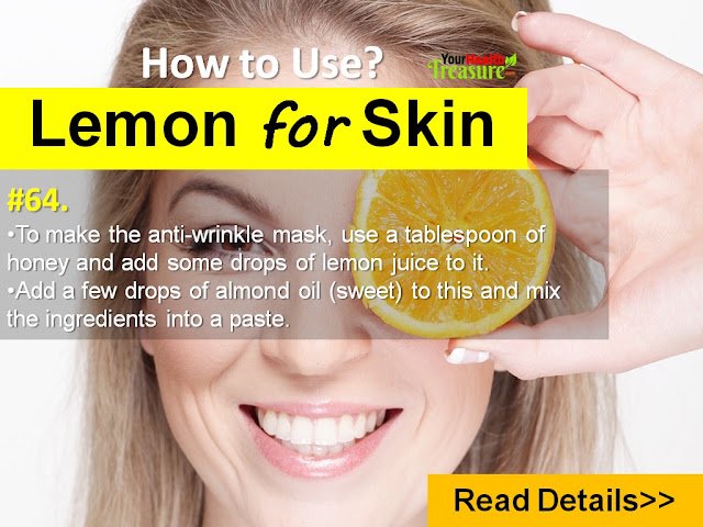 Lemon for skin, how to use lemon for skin
