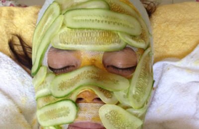 Cucumber Face Mask for Sun Tanned Skin Treatment